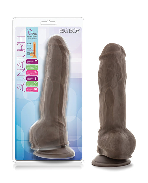 Blush Au Naturel 10" Big Boy Realistic Dildo w/Balls