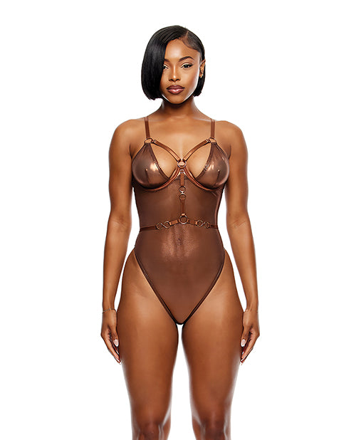 Liquid Metal Metallic Mesh Teddy