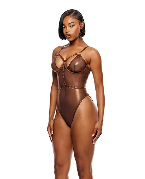 Liquid Metal Metallic Mesh Teddy