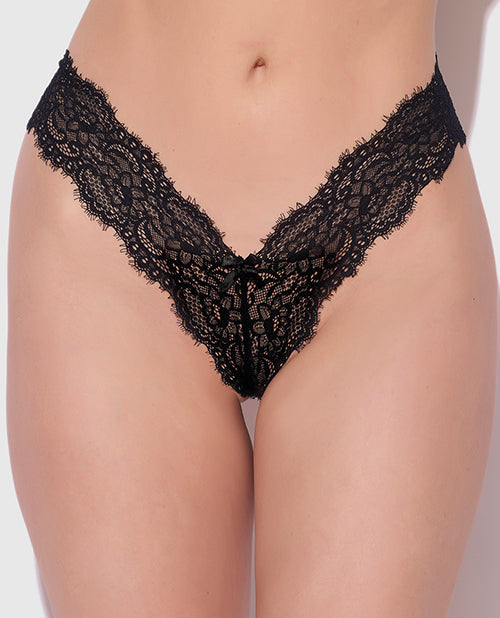 Lana Sheer Lace V-Thong