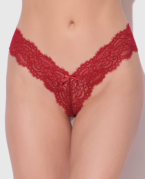 Lana Sheer Lace V-Thong