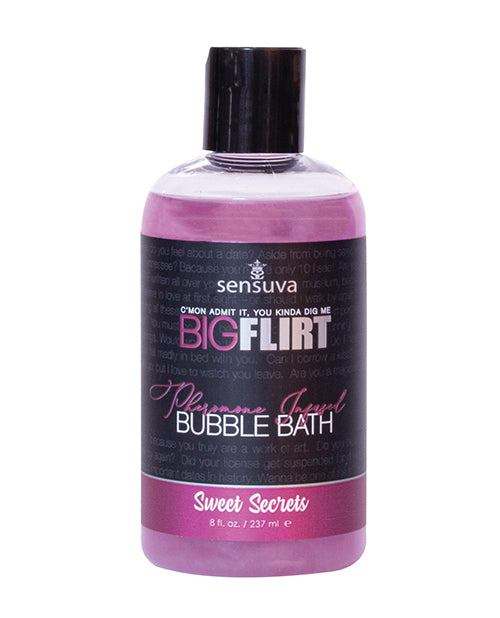 Sensuva Big Flirt Pheromone Bubble Bath - 8 oz